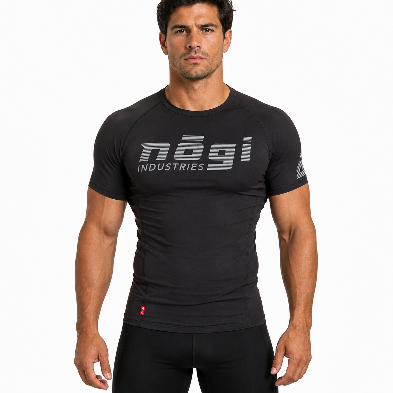 Core Short Sleeve Rash Guard - NEW JERSEY GRAY by Nogi industries