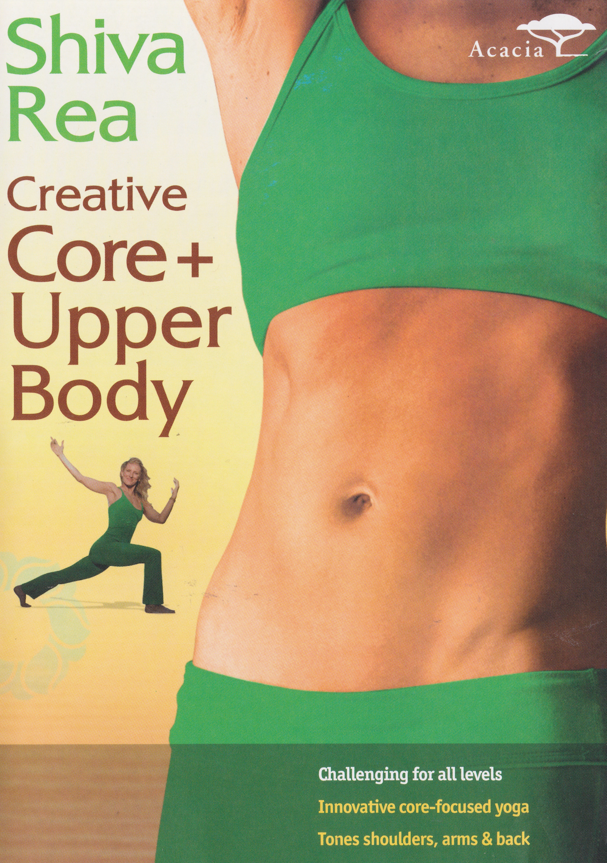 Creative Core & Upper Body Yoga DVD by Shiva Rea (Preowned)