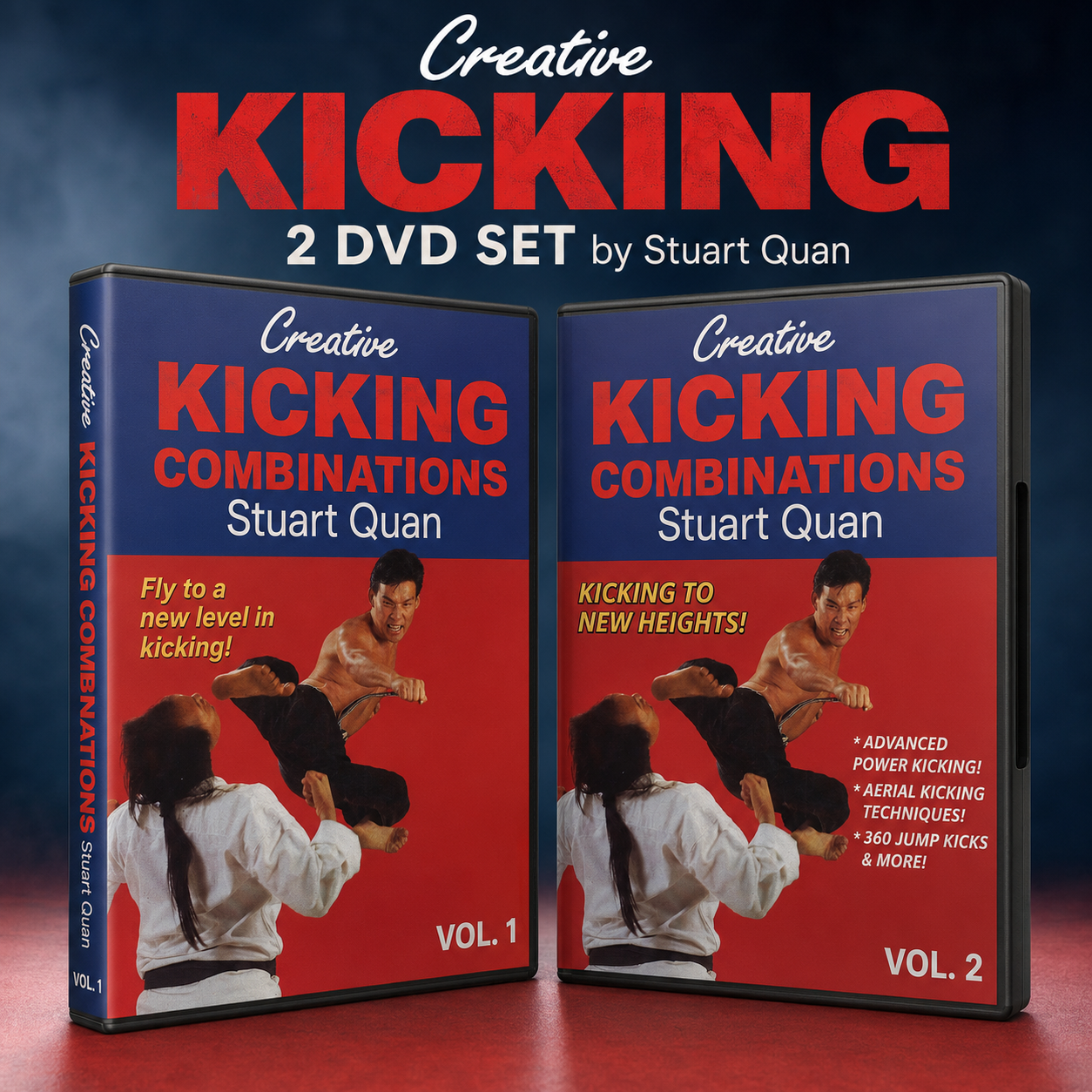 Creative Kicking 2 DVD Set by Stuart Quan