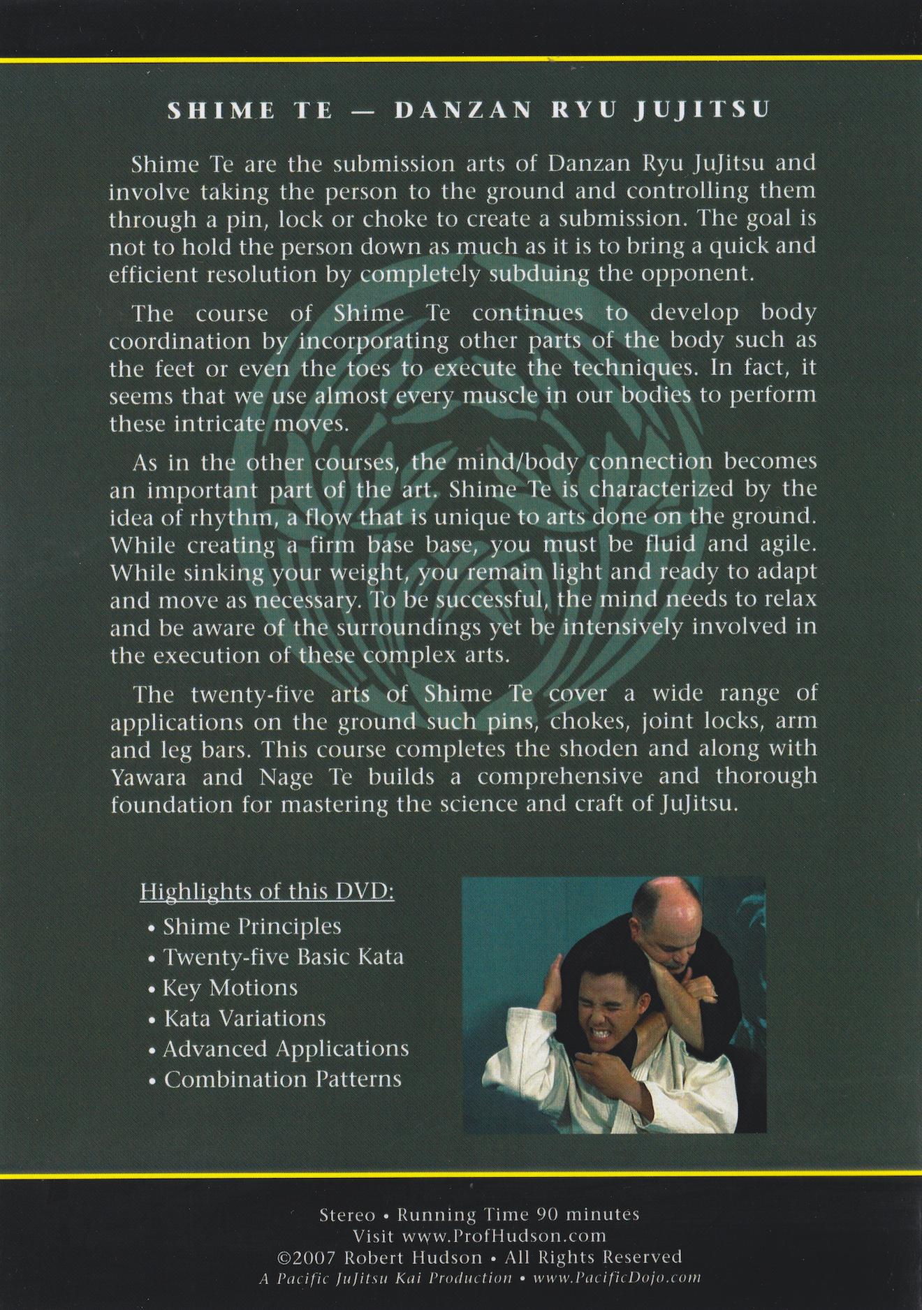 Danzan Ryu: Shime Te DVD by Robert Hudson (Preowned)