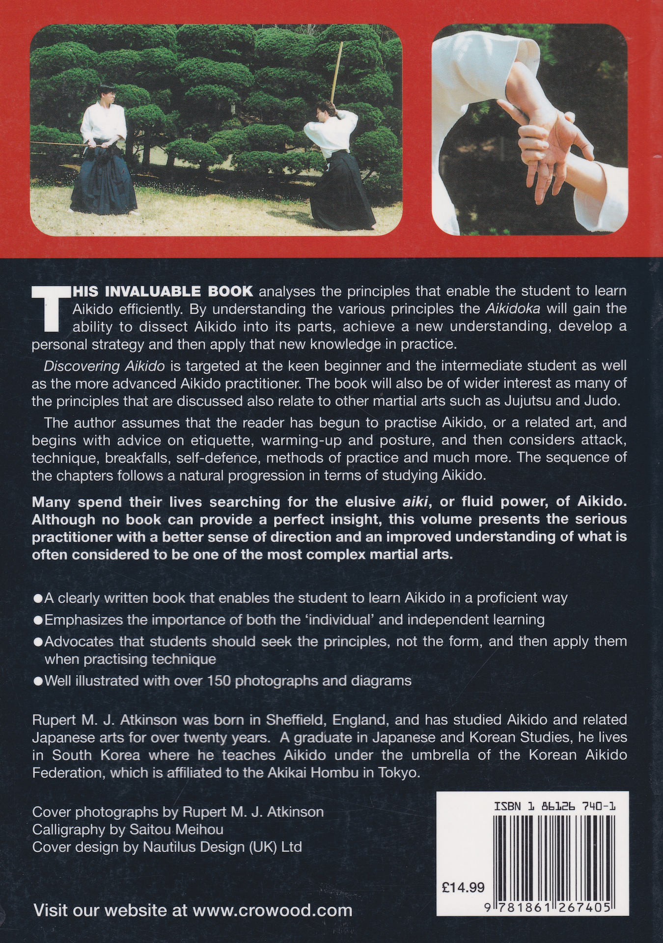 Discovering Aikido: Principles for Practical Learning Book by Rupert Atkinson (Preowned)