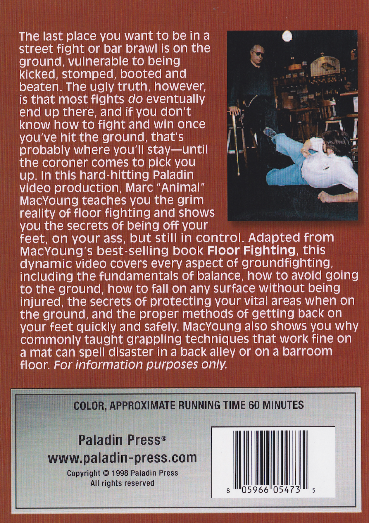 Down But Not Out: Streetwise Tactics for Fighting on the Ground DVD by Marc MacYoung