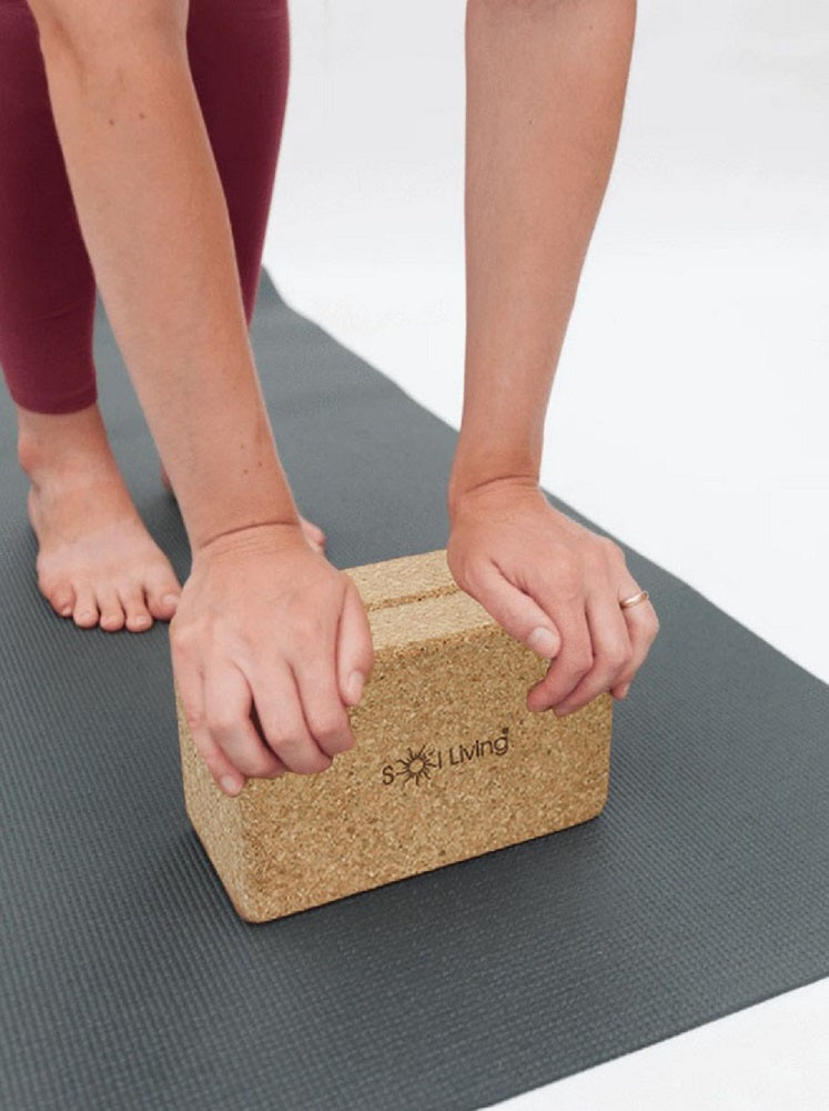 Yoga Blocks - Natural Cork Meditation & Support Block