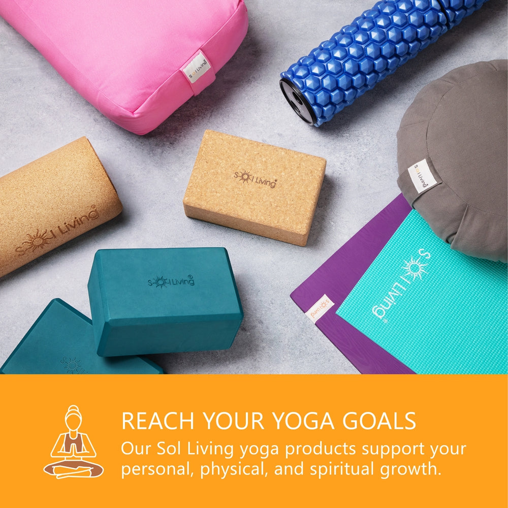 Yoga Blocks - Natural Cork Meditation & Support Block