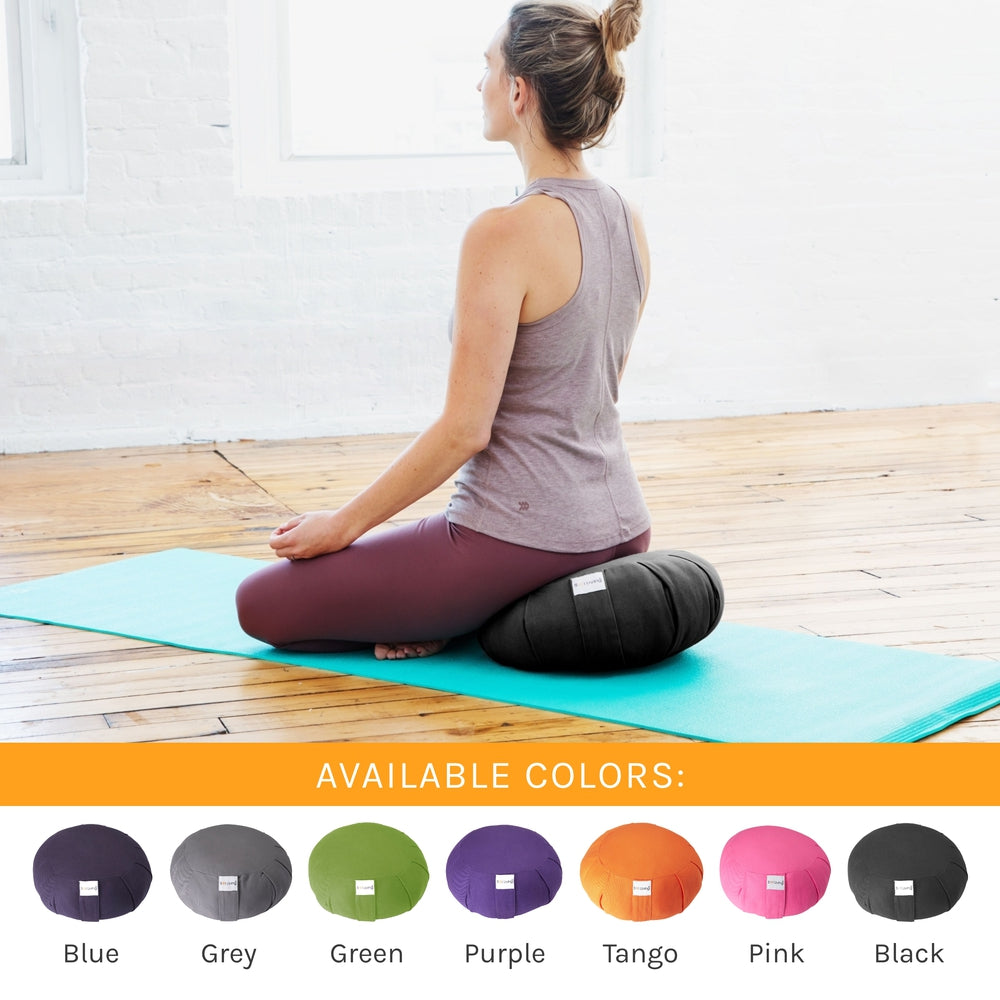 Bolster Pillow Zafu Yoga Meditation Cushion - Round - 15