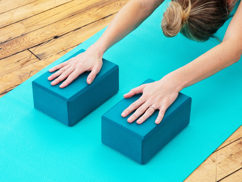 Yoga Blocks (2 Pack) — Latex-Free High-Density Foam Blocks