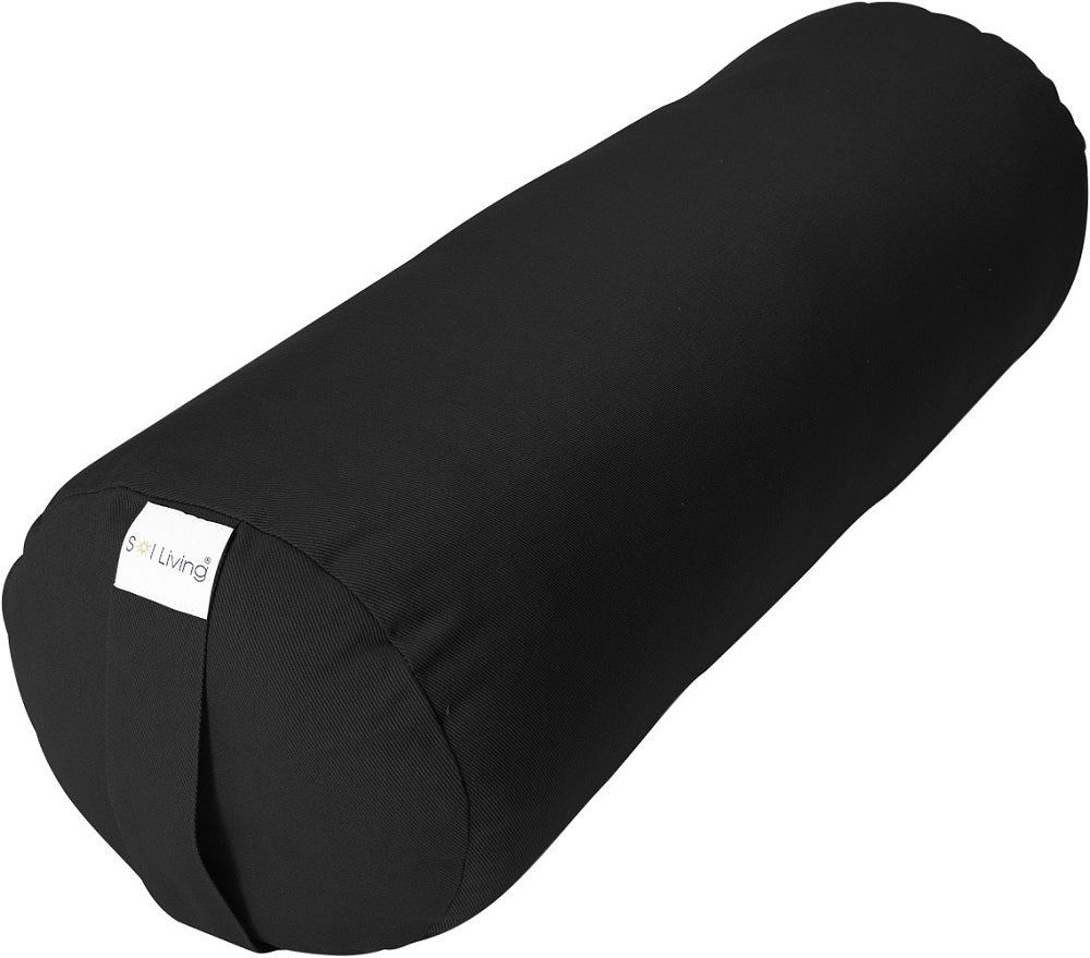 Bolster Pillow for Yoga & Meditation - Cylindrical Cotton, 28