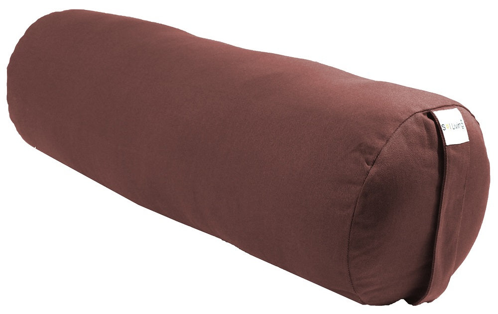 Bolster Pillow for Yoga & Meditation - Cylindrical Cotton, 28