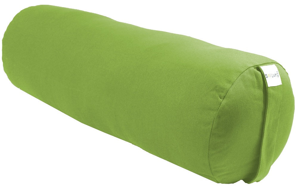 Bolster Pillow for Yoga & Meditation - Cylindrical Cotton, 28