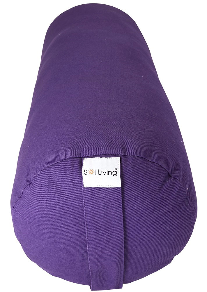 Bolster Pillow for Yoga & Meditation - Cylindrical Cotton, 28