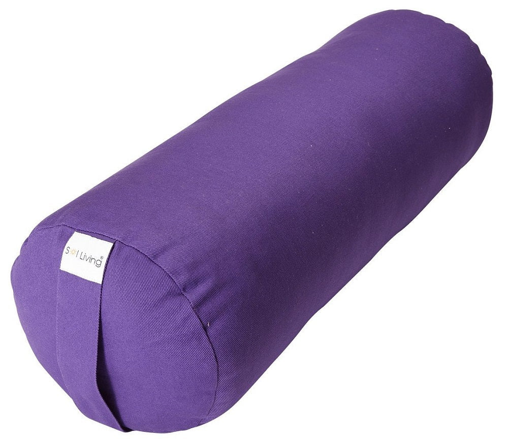 Bolster Pillow for Yoga & Meditation - Cylindrical Cotton, 28