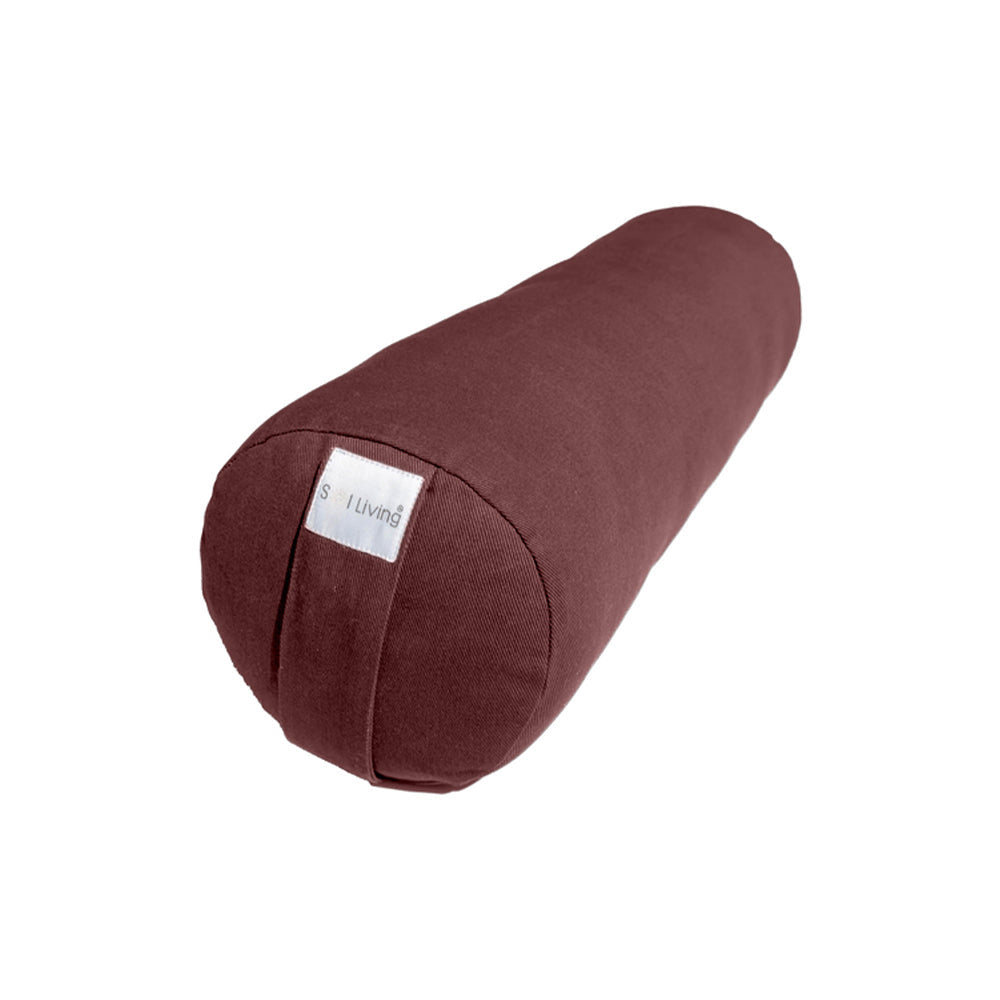 Bolster Pillow for Yoga & Meditation - Pranayama Cylindrical Cotton Bolster (26