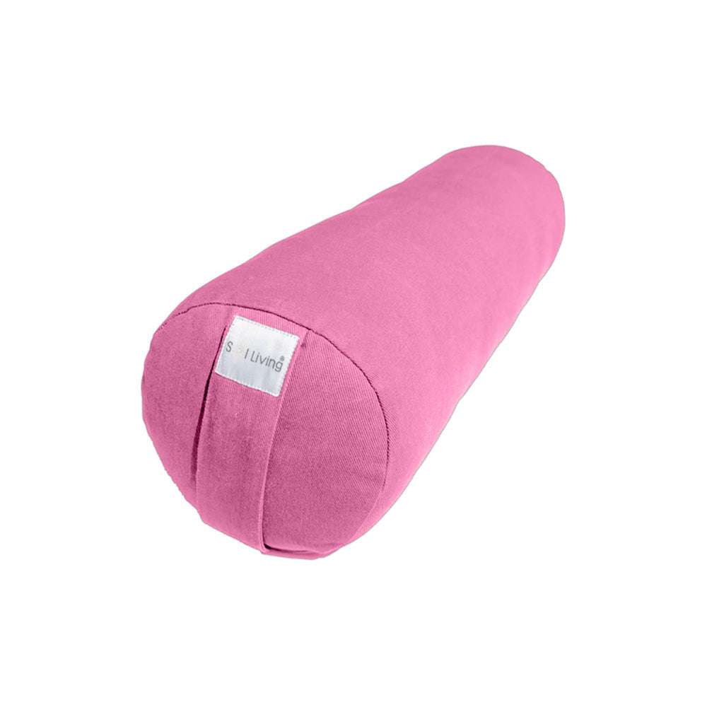 Bolster Pillow for Yoga & Meditation - Pranayama Cylindrical Cotton Bolster (26