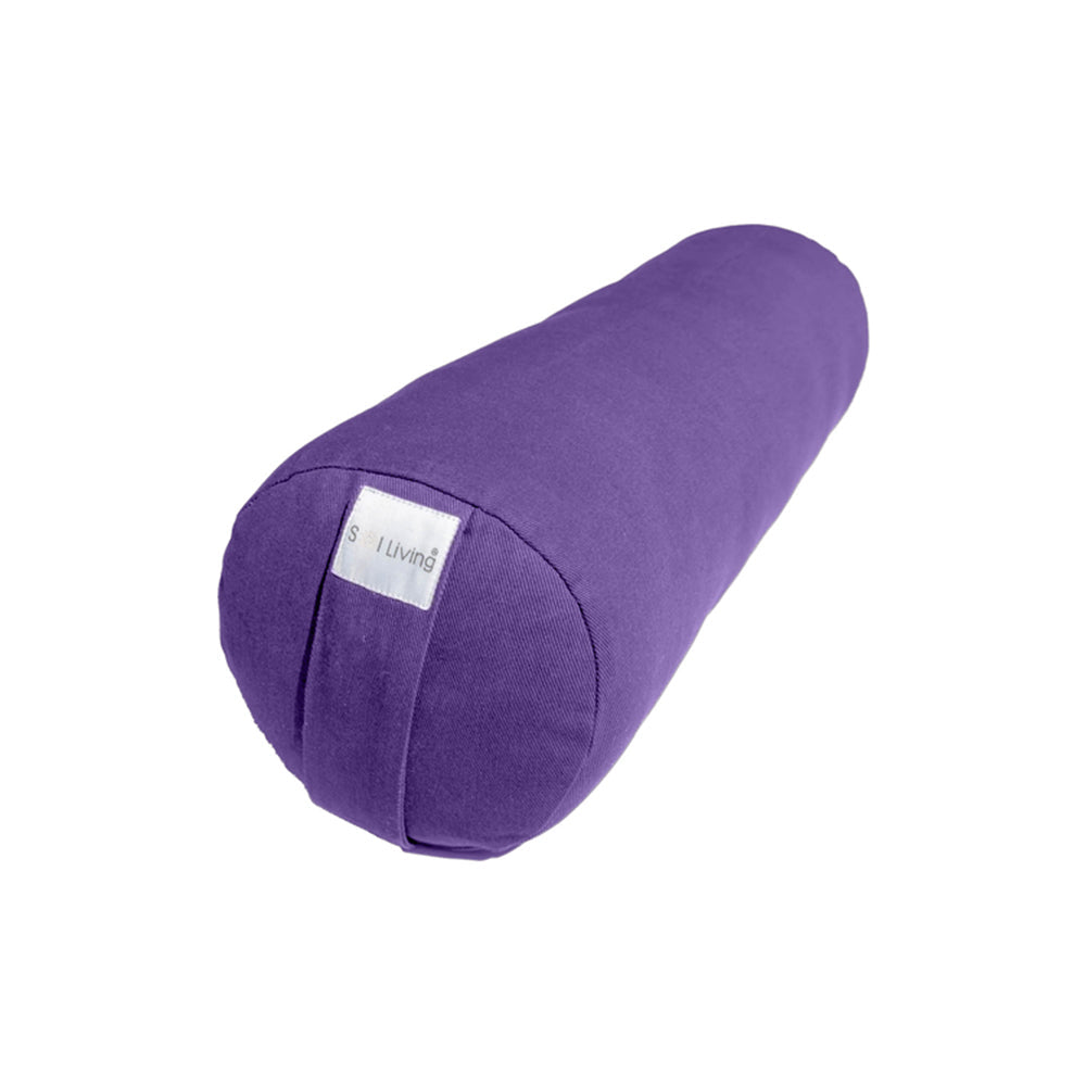 Bolster Pillow for Yoga & Meditation - Pranayama Cylindrical Cotton Bolster (26