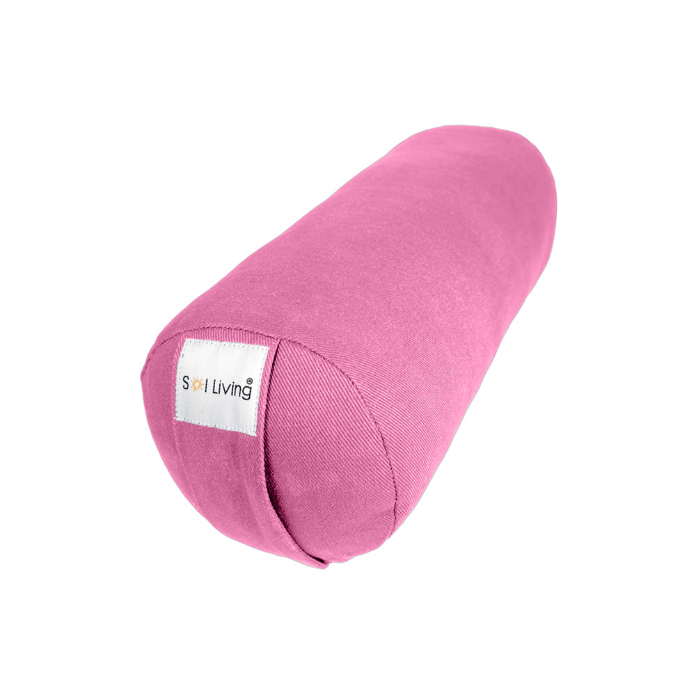 Bolster Pillow – Mini Cylindrical Yoga & Meditation Cushion (14