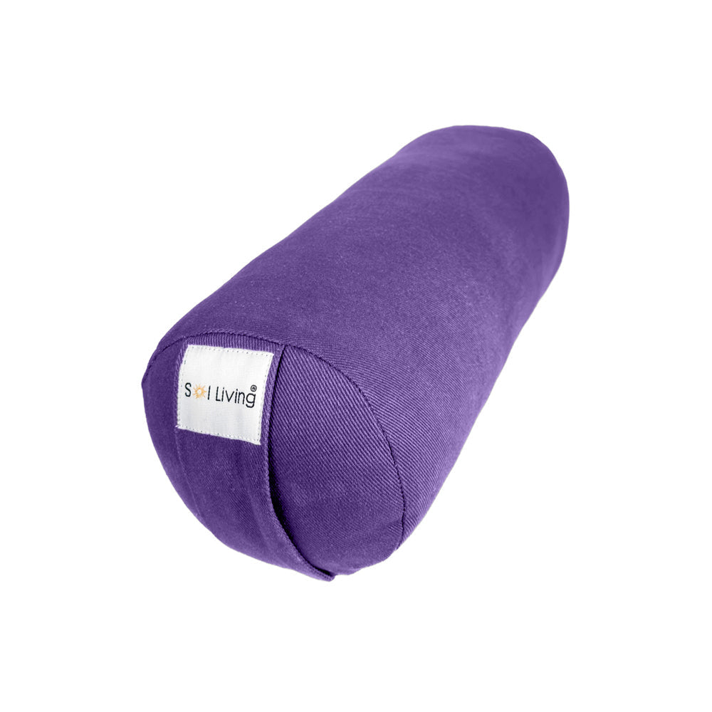 Bolster Pillow – Mini Cylindrical Yoga & Meditation Cushion (14
