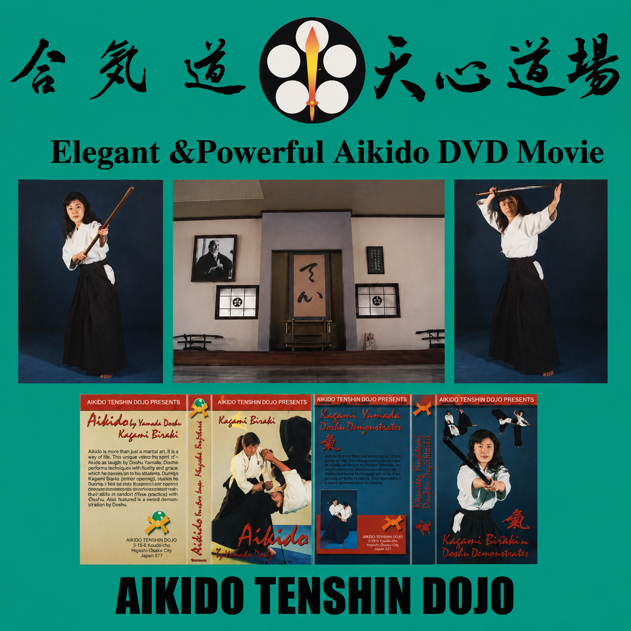 Elegant & Powerful Aikido DVD by Miyako Fujitani