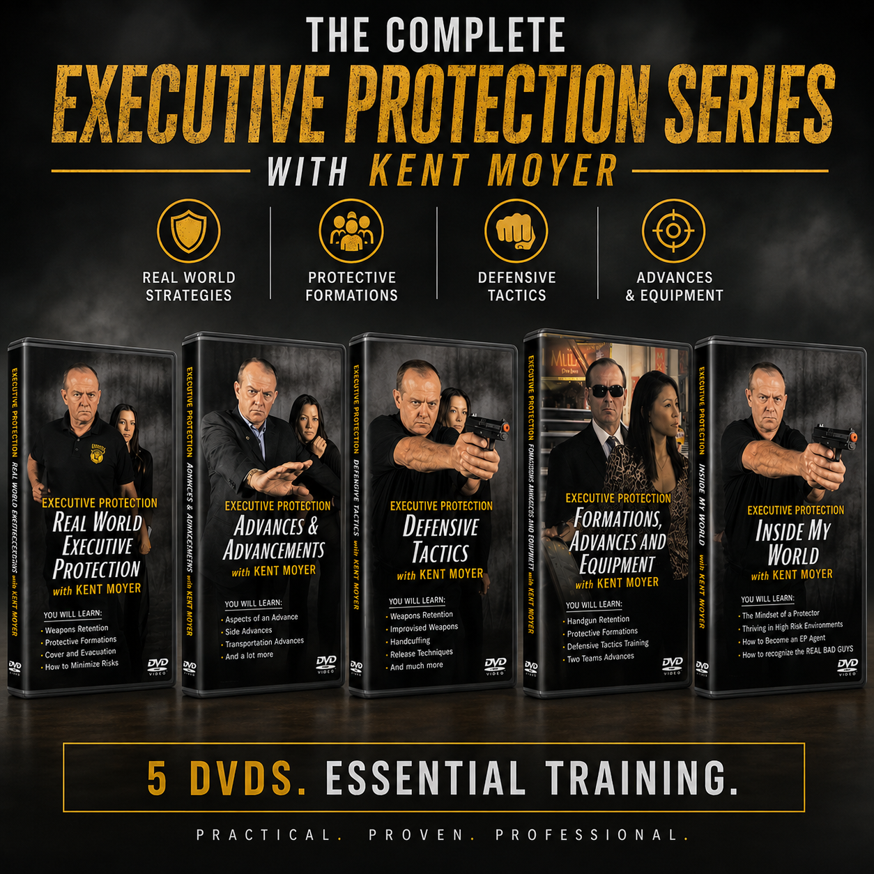 Executive Protection 5 DVD Set with Kent Moyer