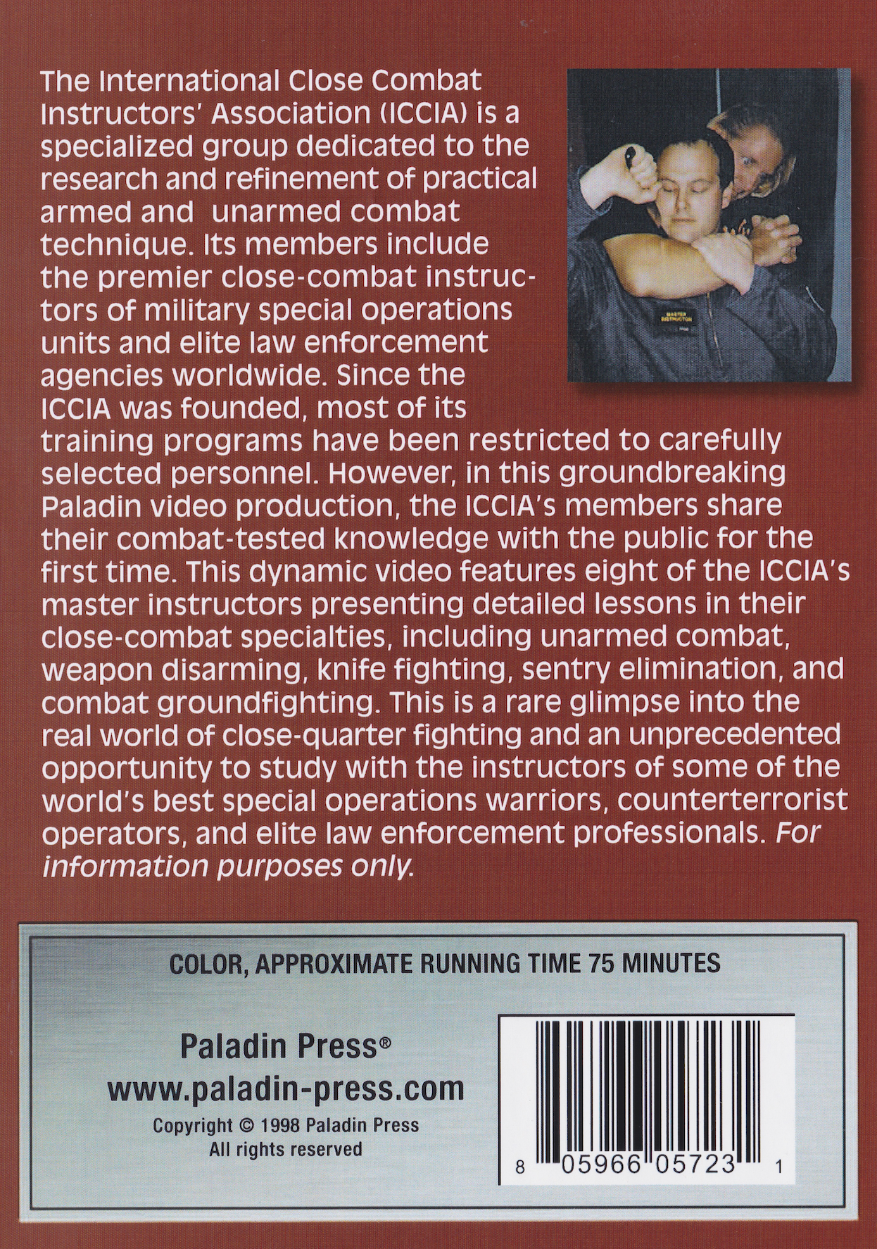 Extreme CQB: Fighting Secrets of the International Close Combat Instructor's Assn DVD