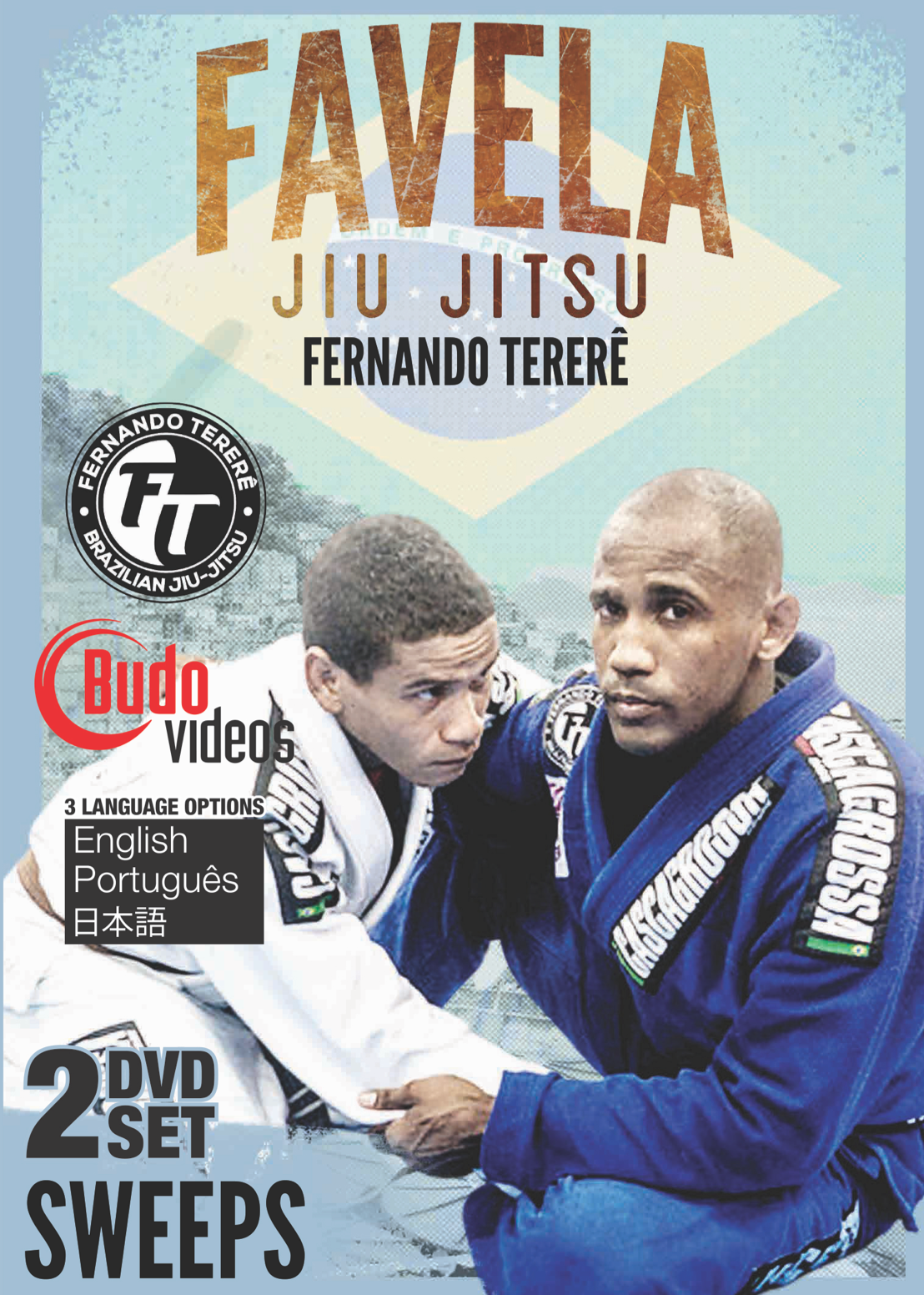 Favela Jiu Jitsu Vol 7 and 8 Sweeps by Fernando Terere 2 DVD Set