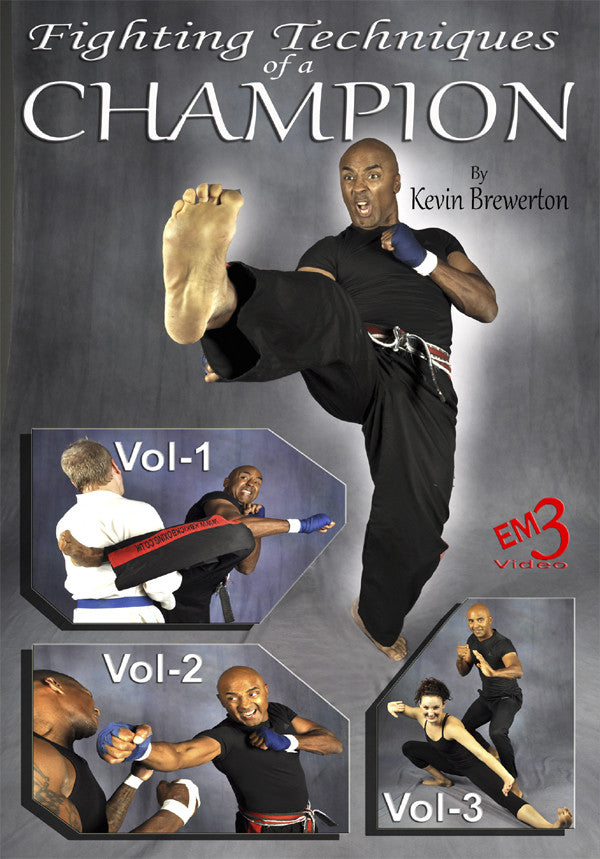Fighting Techniques of a Champion 3 DVD Set by Kevin Brewerton