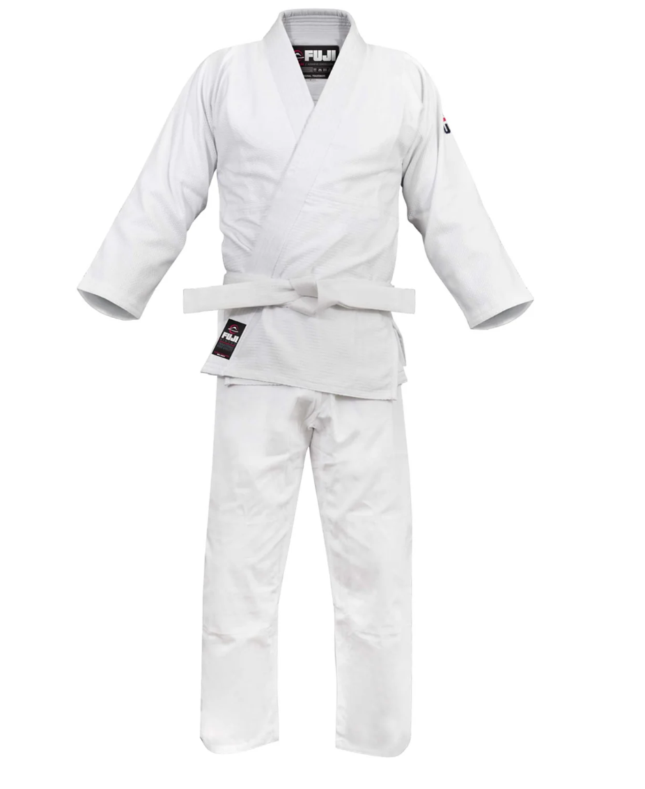 Single Weave Judo Gi - by Fuji (White, Blue)