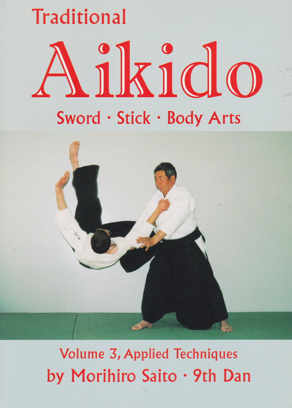 Juego completo de 5 libros de Aikido tradicional de Morihiro Saito (usado)