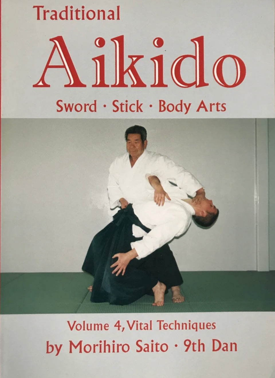 Juego completo de 5 libros de Aikido tradicional de Morihiro Saito (usado)