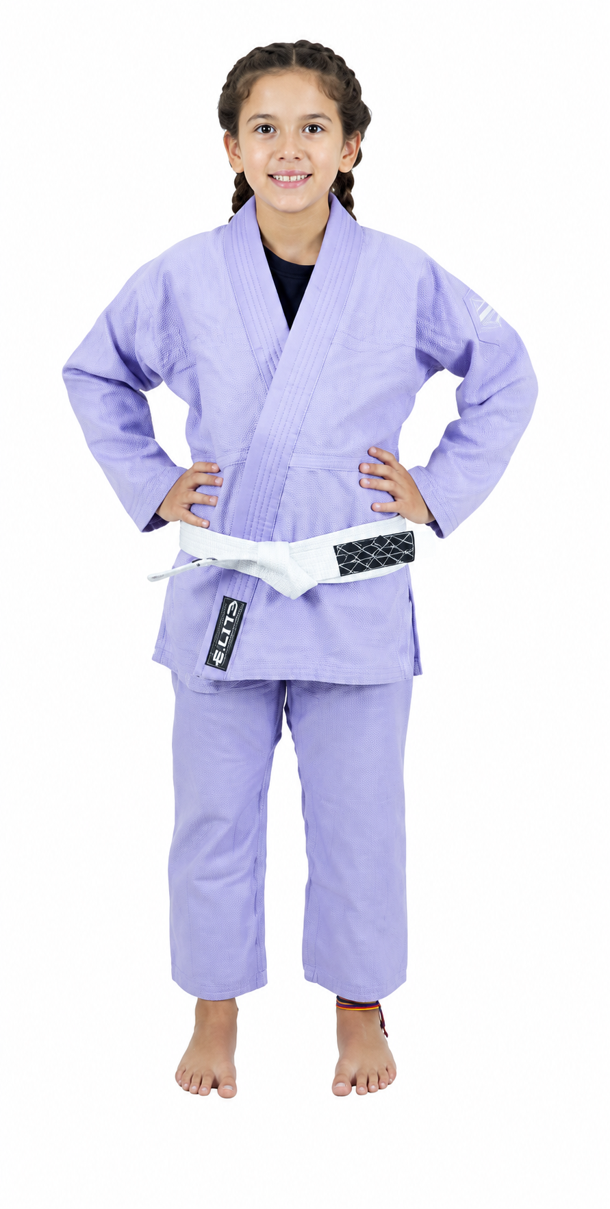 GIRLS PRO EVOLUTION KIDS Jiu-Jitsu Gi (Lilac) by Vulkan