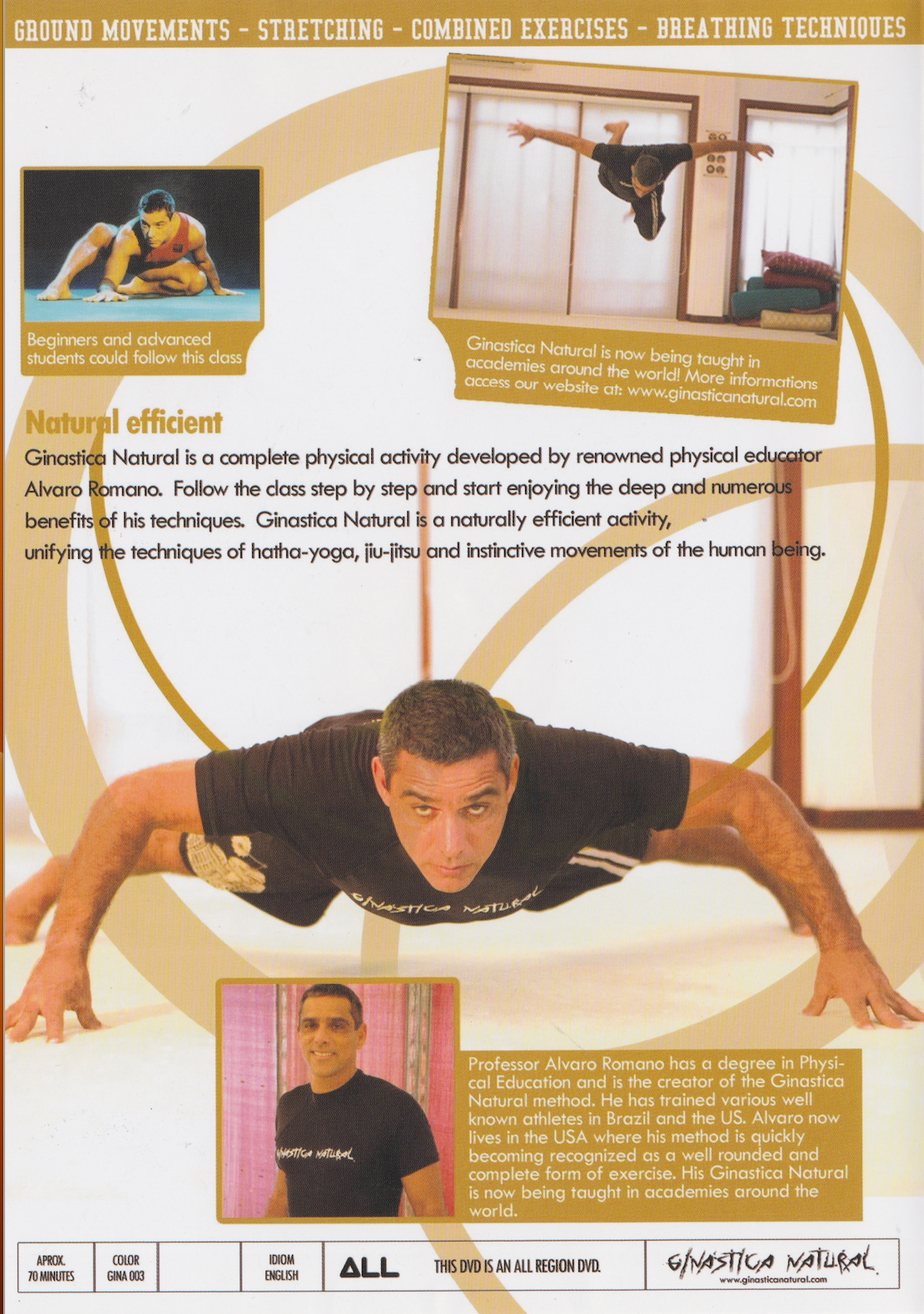 アルバロ・ロマーノによる「Ginastica Natural Fundamentals」DVD