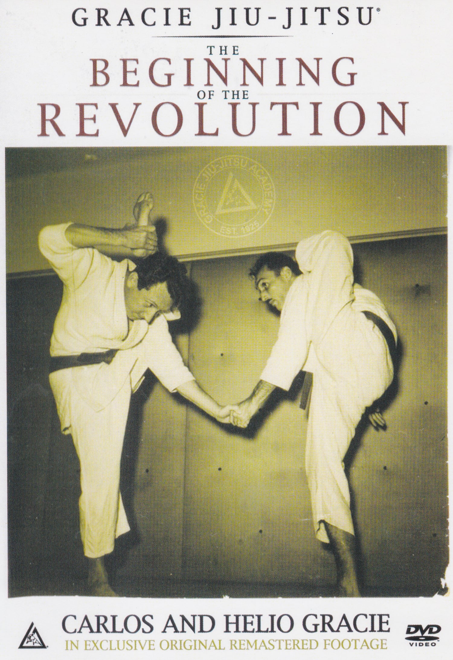 Gracie Jiu-Jitsu: The Beginning of the Revolution DVD with Carlos & Helio Gracie (Preowned)