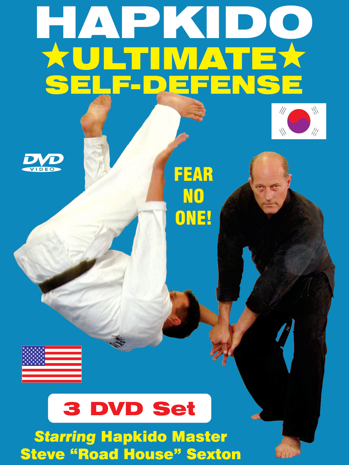 ハプキドー 究極の護身術 DVD セット (スティーブ セクストン出演)