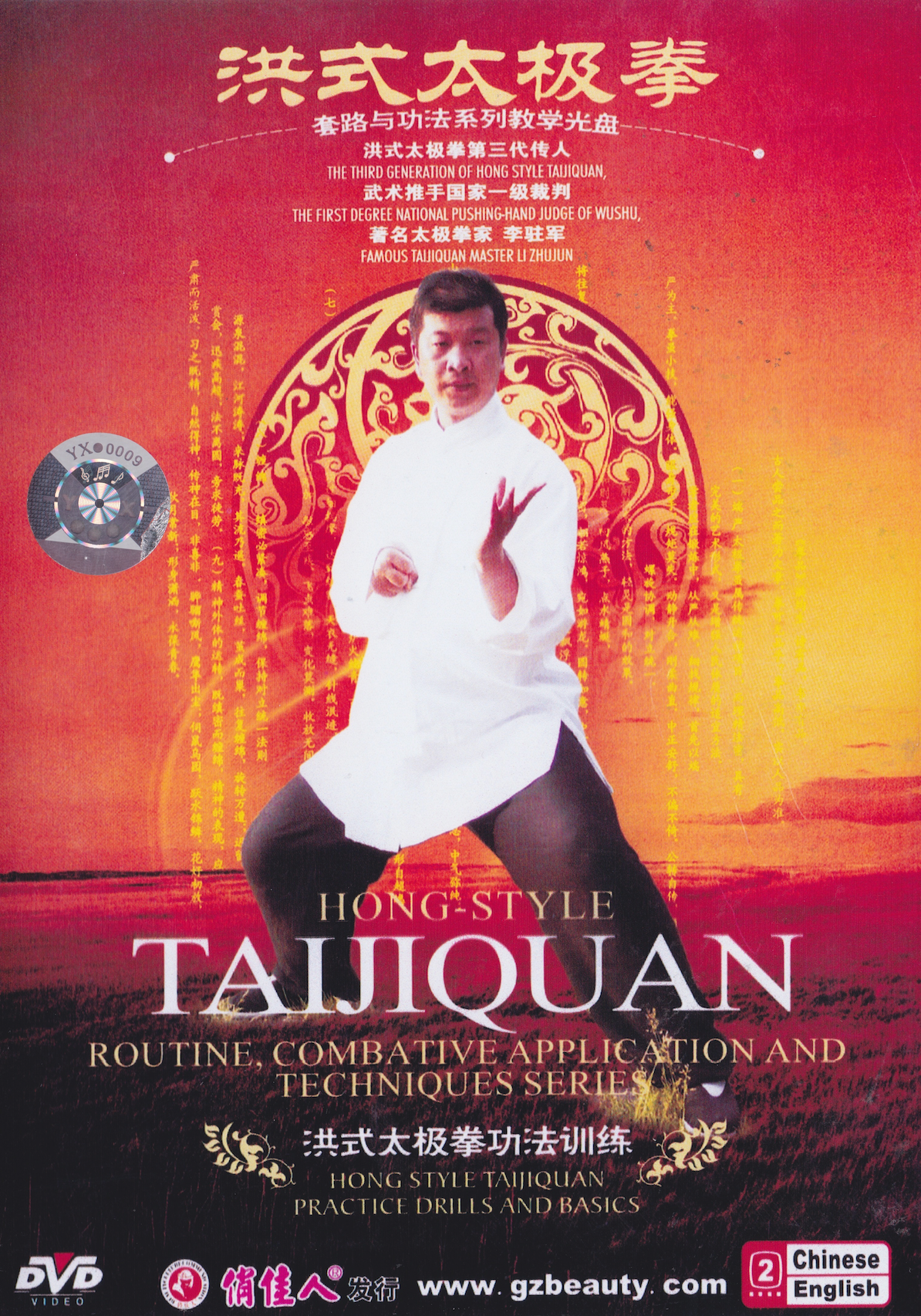 Hong Style Taijiquan Practice Drills and Basics DVD by Li Zhujun