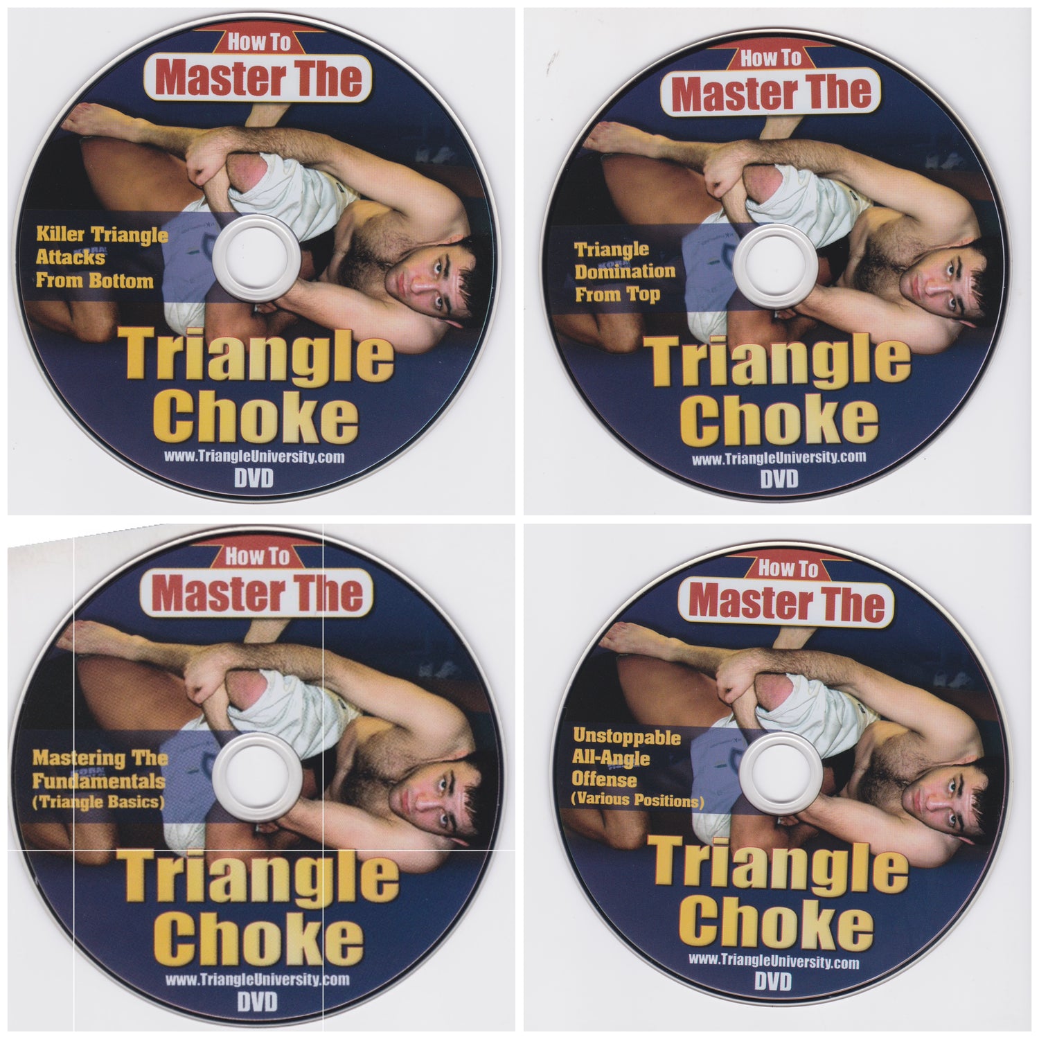 How to Master the Triangle Choke 4 DVD Set by Ryan Hall (Preowned)