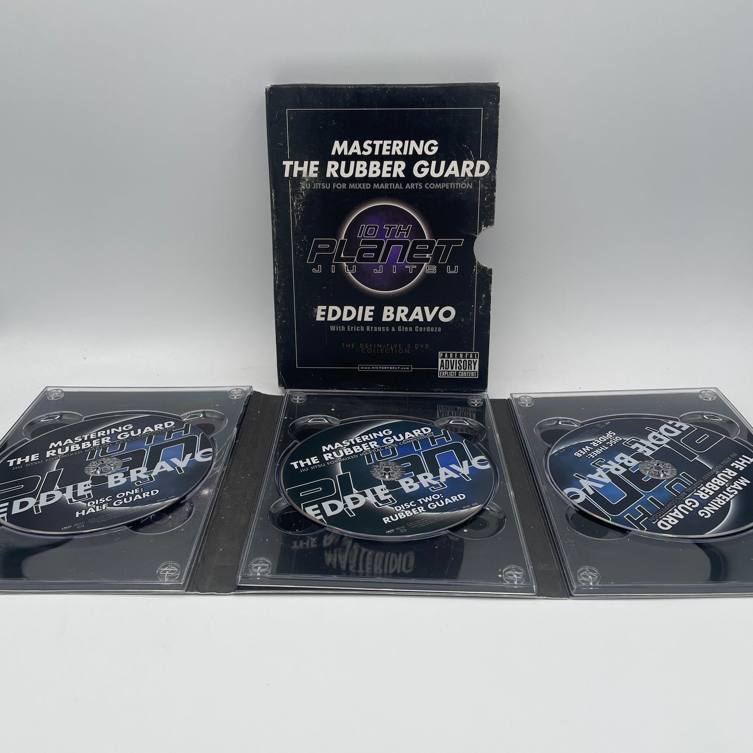 Mastering the Rubber Guard 3 DVD Set de Eddie Bravo (usado)