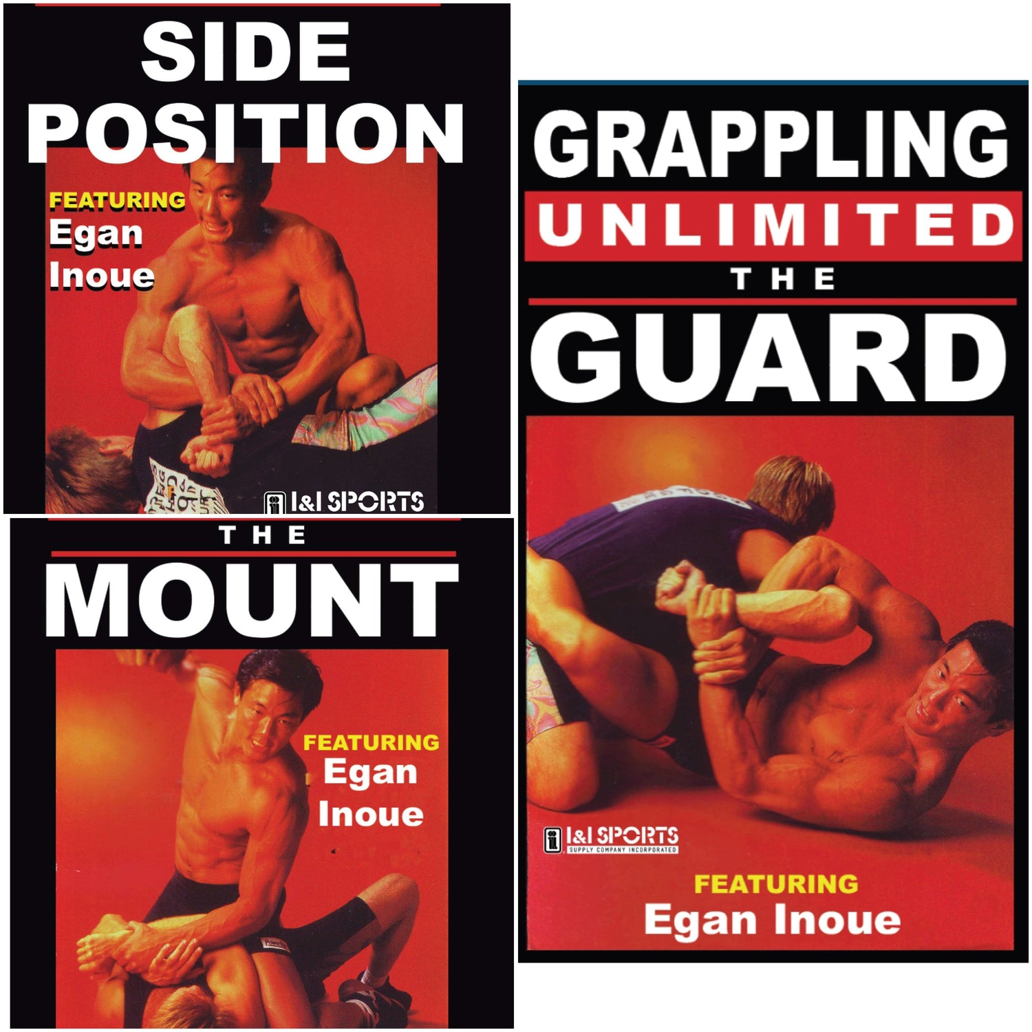 Grappling Unlimited 3 Vol Series by Egan Inoue (On Demand)