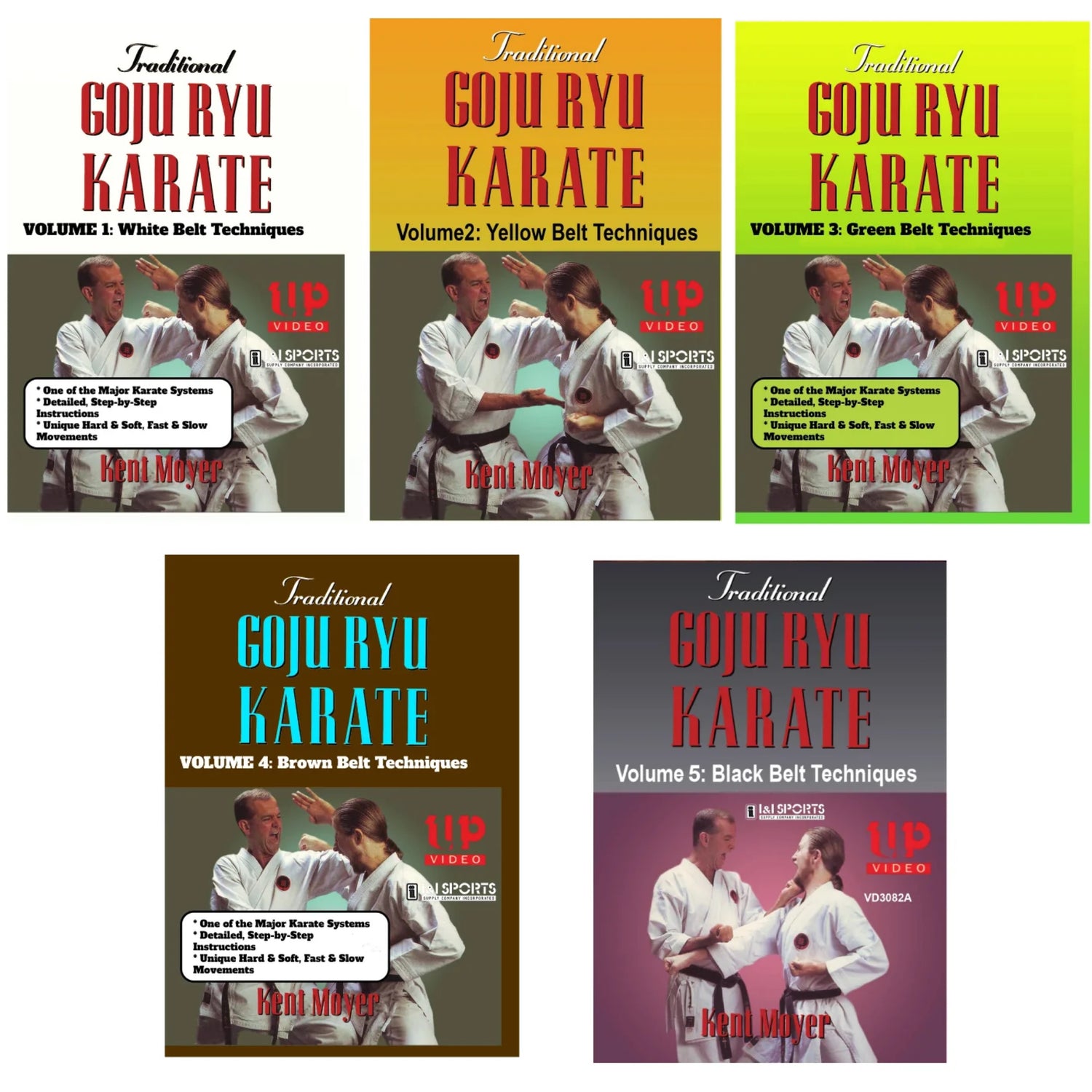 Traditional Goju Ryu Karate 5 DVD Set by Kent Moyer