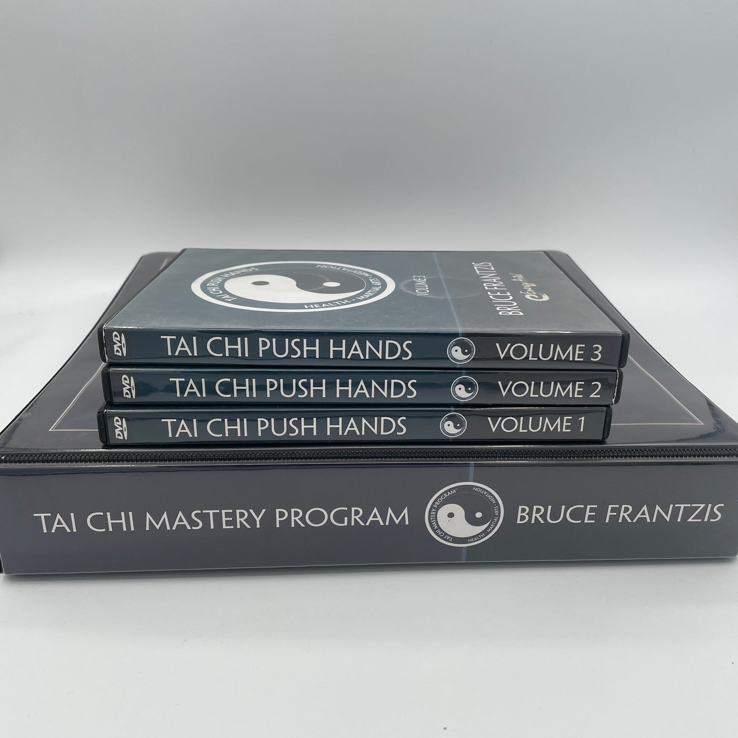 Tai Chi Mastery Program Book & Push Hands 18 DVD Set by Bruce Frantzis (Preowned)