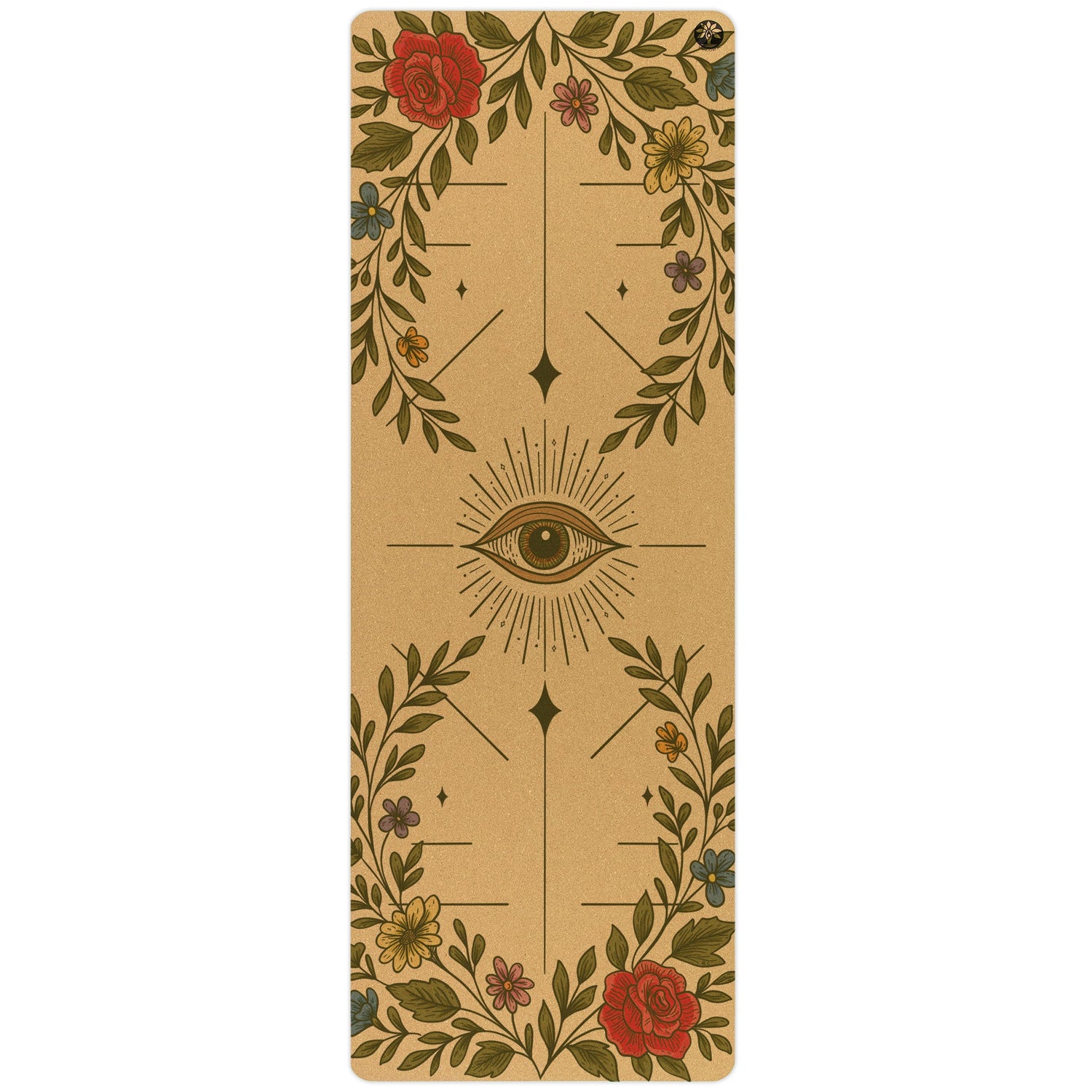 Infinite Bloom Aura Cork Yoga Mat