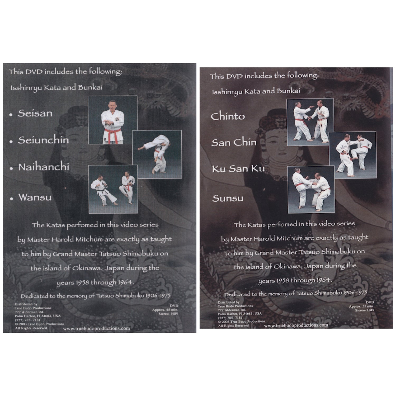 Isshin Ryu Karate 2 DVD Set by Harold Mitchum (Preowned)