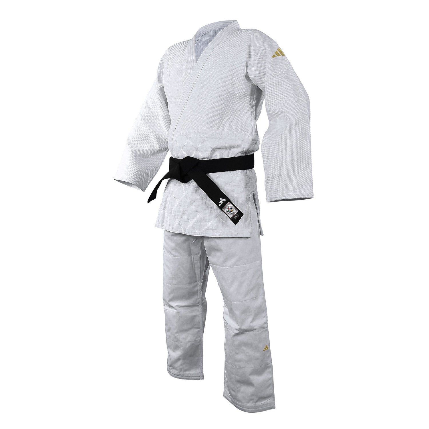 IJF Champion 3 Regular Fit with Gold Logo Judo Gi by Adidas (White or Blue)