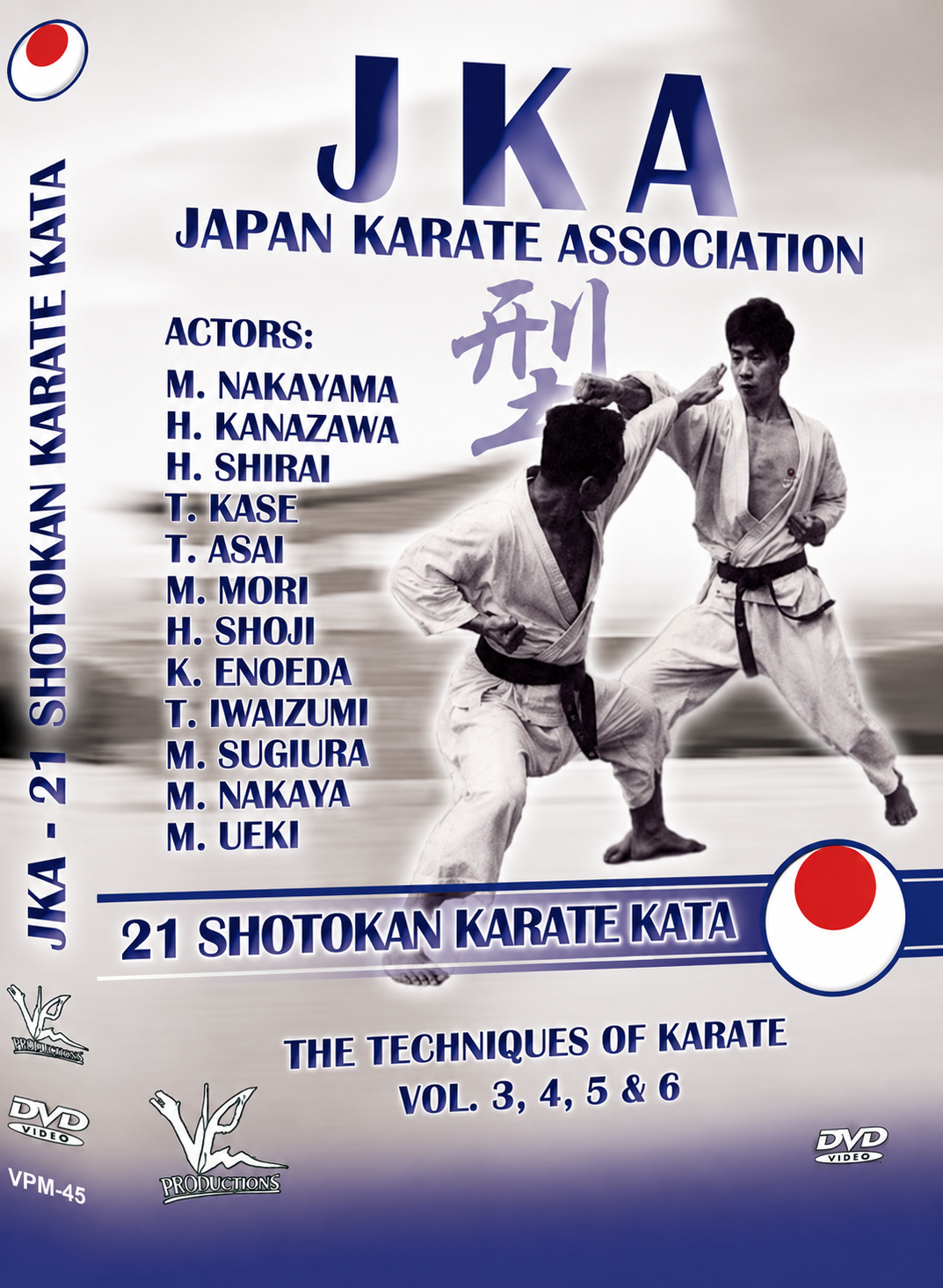 JKA Japan Karate Association 21 Shotokan Karate Kata DVD