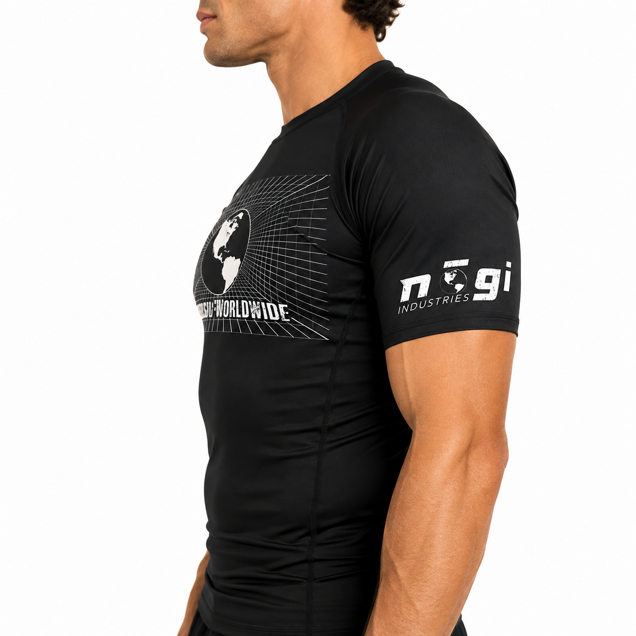 Jiujitsu Worldwide Short Sleeve Rash Guard by Nogi Industries - Made in USA