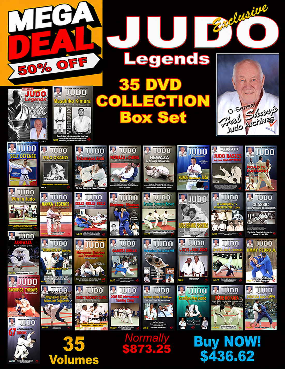 Judo Special 35 DVD Set – Budovideos Inc