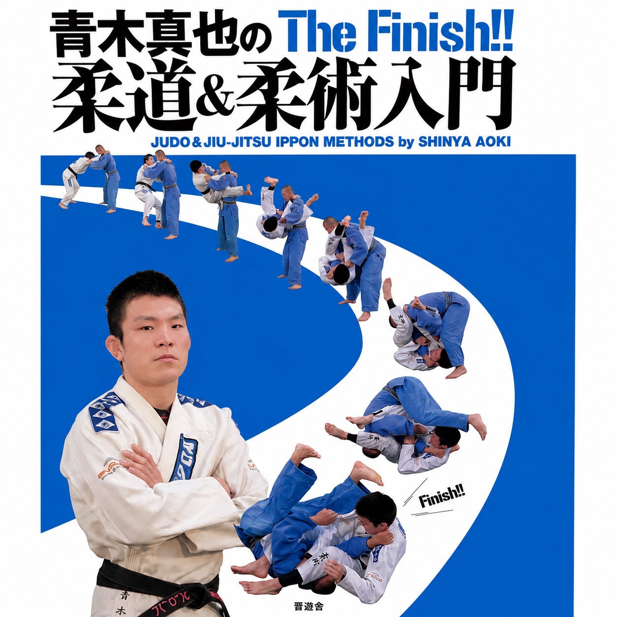 Judo & Jiu-Jitsu Ippon Methods Book by Shinya Aoki (Preowned)