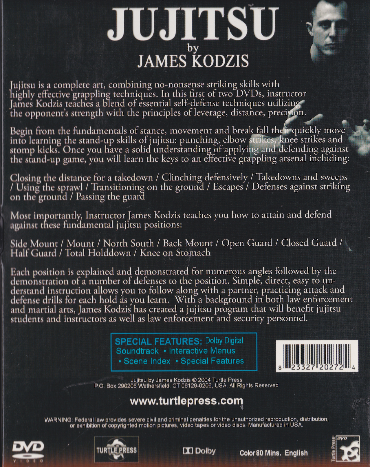 Jujitsu Vol 1 DVD by James Kodzis (Preowned)