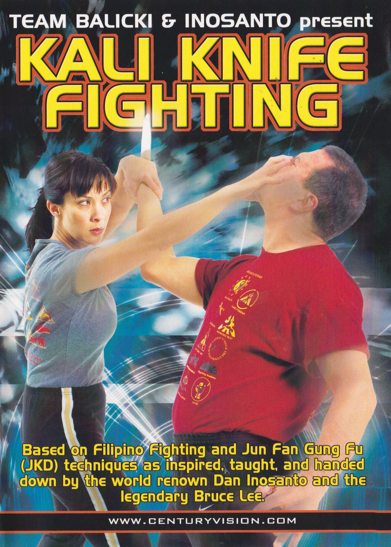 Kali Knife Fighting DVD by Diana Inosanto & Ron Balicki (Preowned)