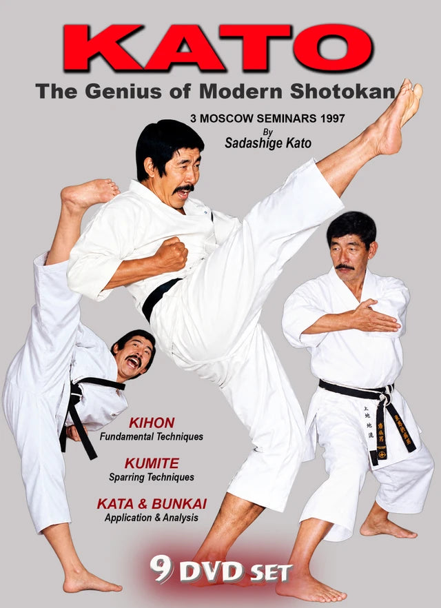 Kato the Genius of Modern Shotokan 9 DVD Set by Sadashige Kato