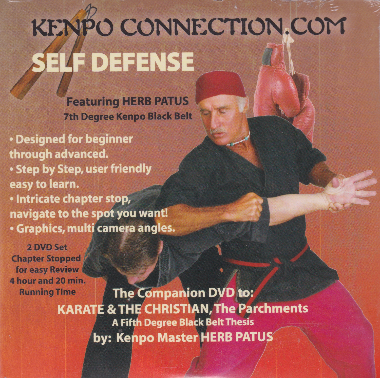 Kenpo Connection Self Defense 2 DVD Set by Herb Patus