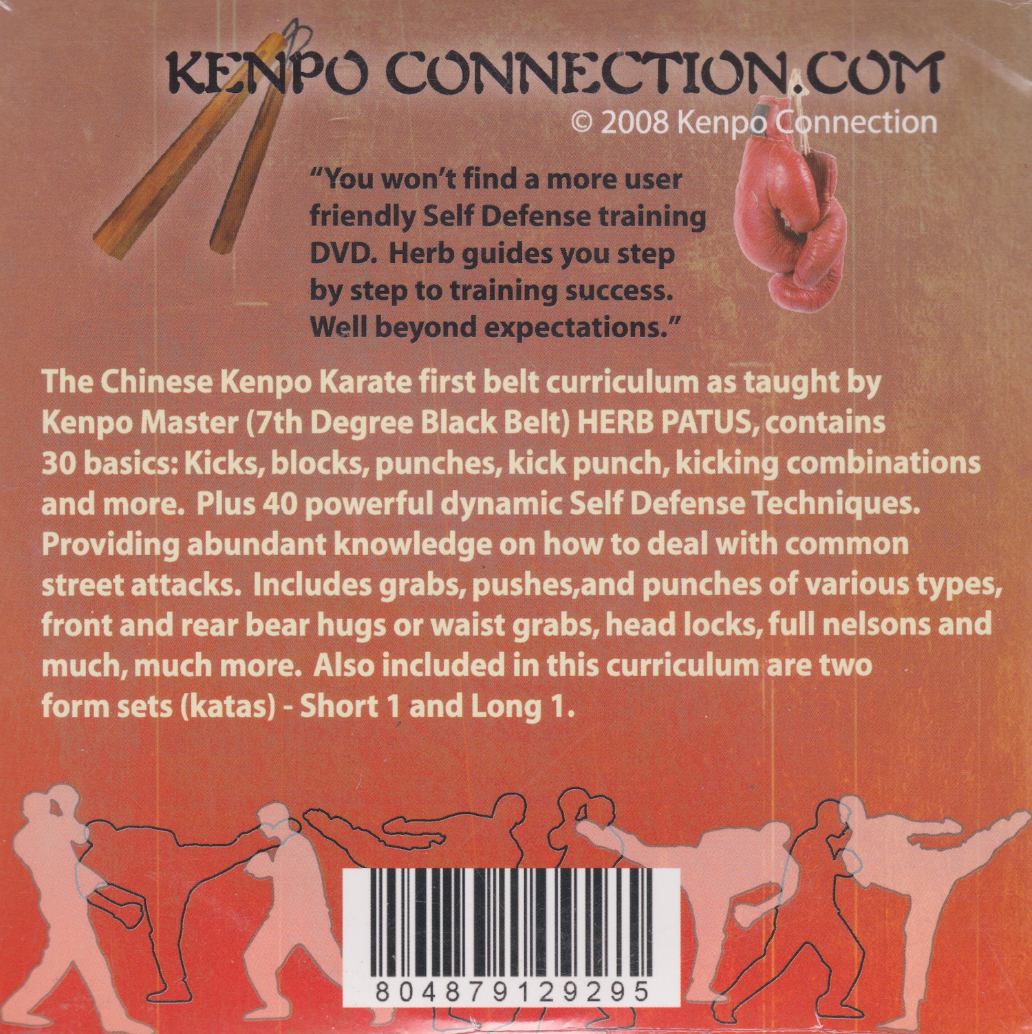 Kenpo Connection Self Defense 2 DVD Set by Herb Patus